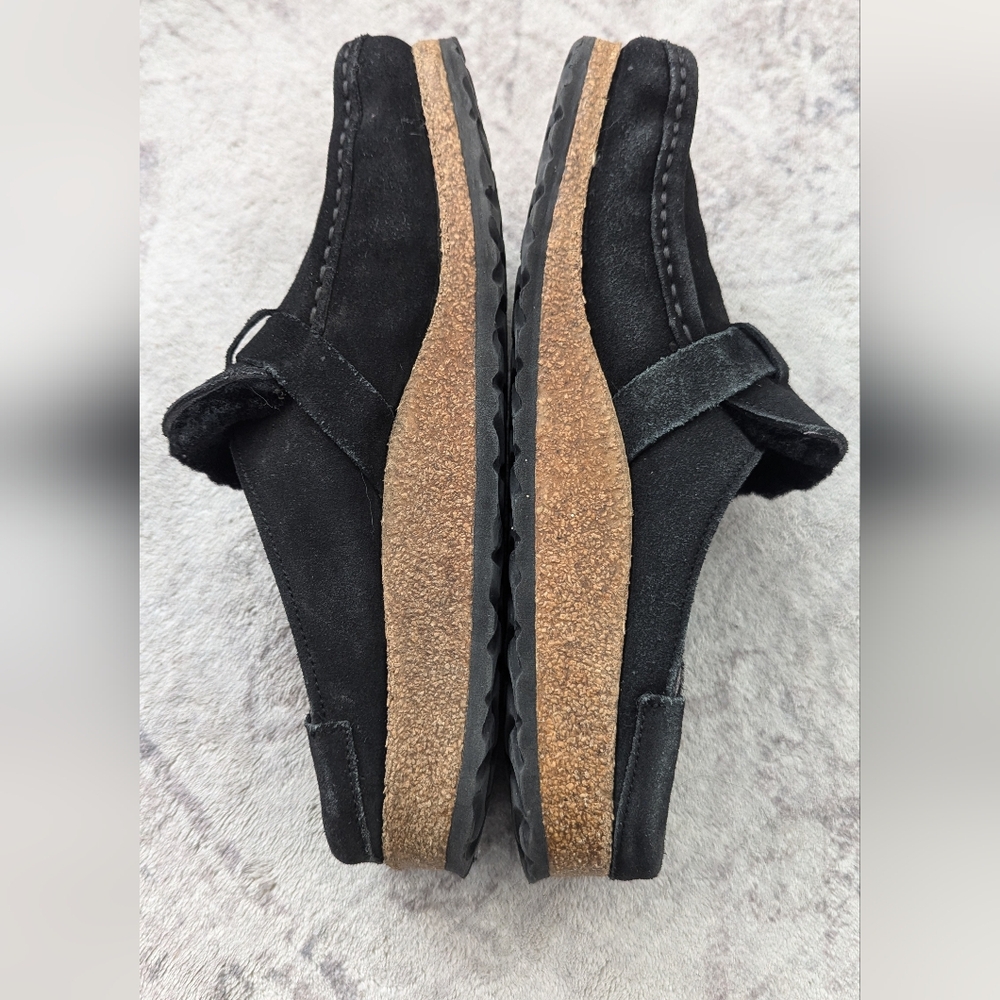 Birkenstock Black Buckley genuine shearling Size 40 - Picture 15 of 16